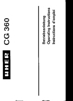 Uher CG-360 - Owners Manual 